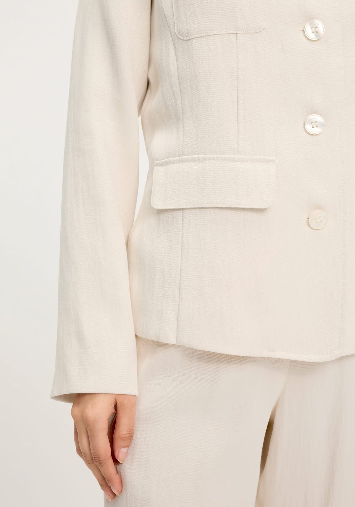 Veste en sergé