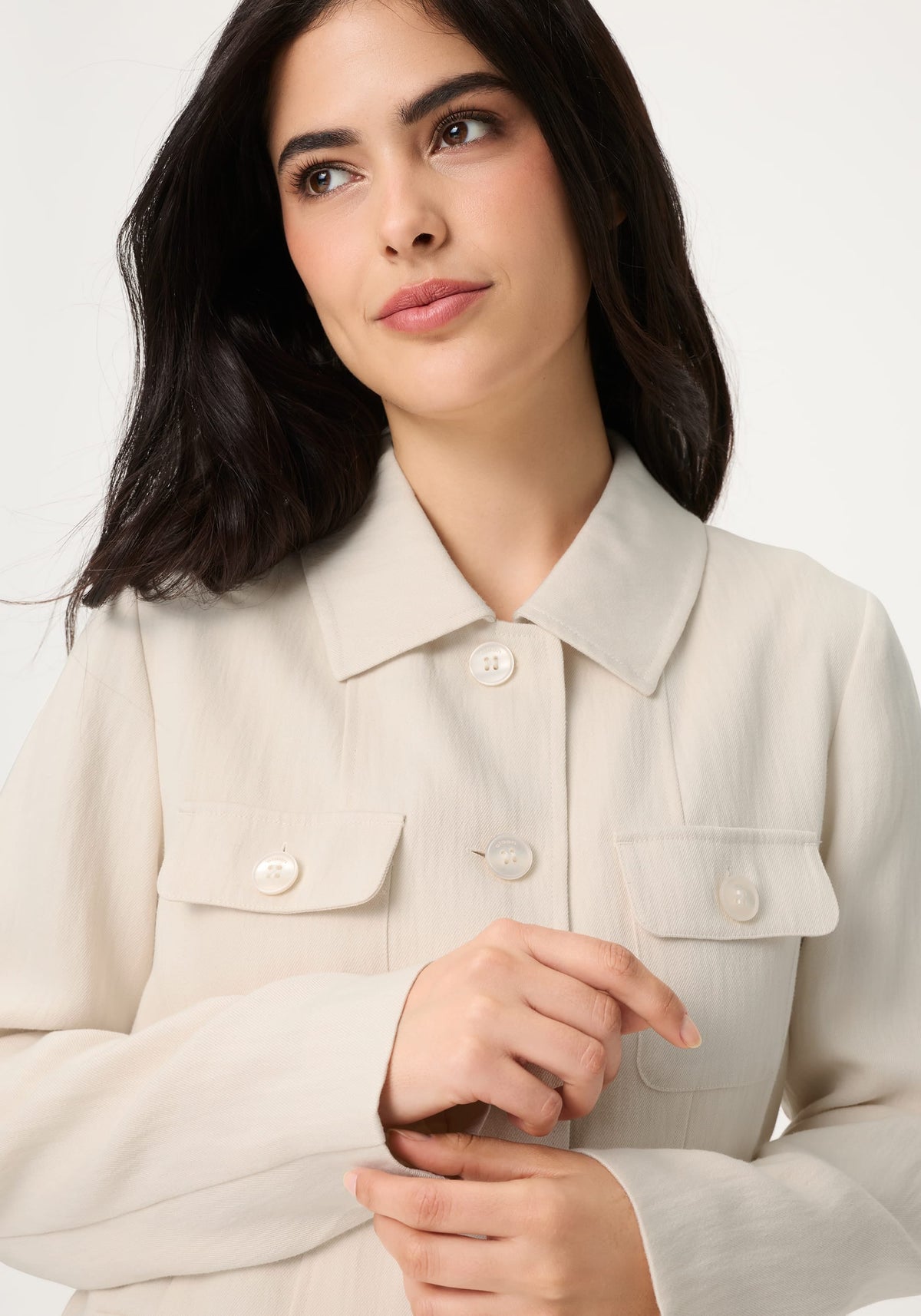 Veste en sergé