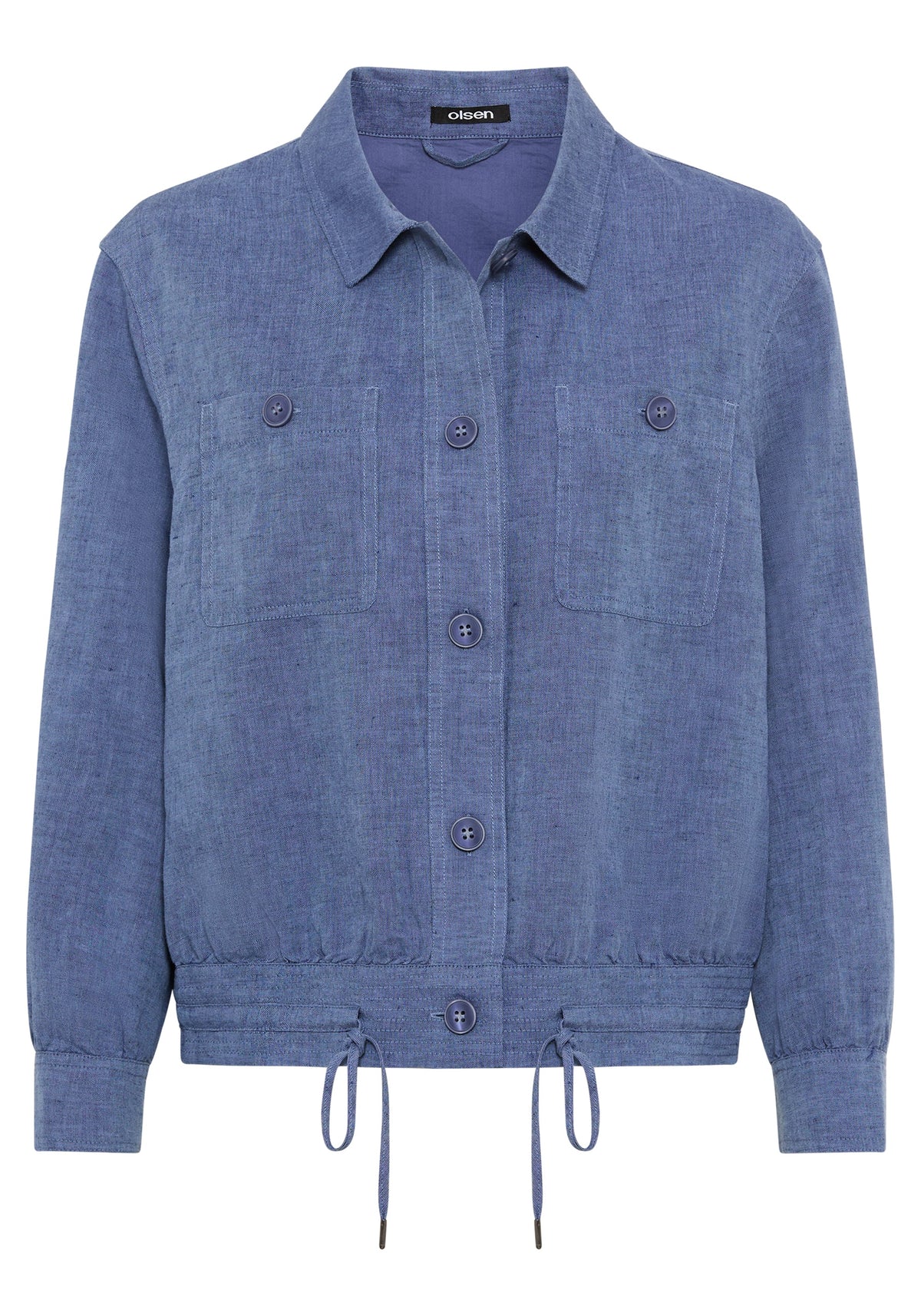 Veste en lin et coton