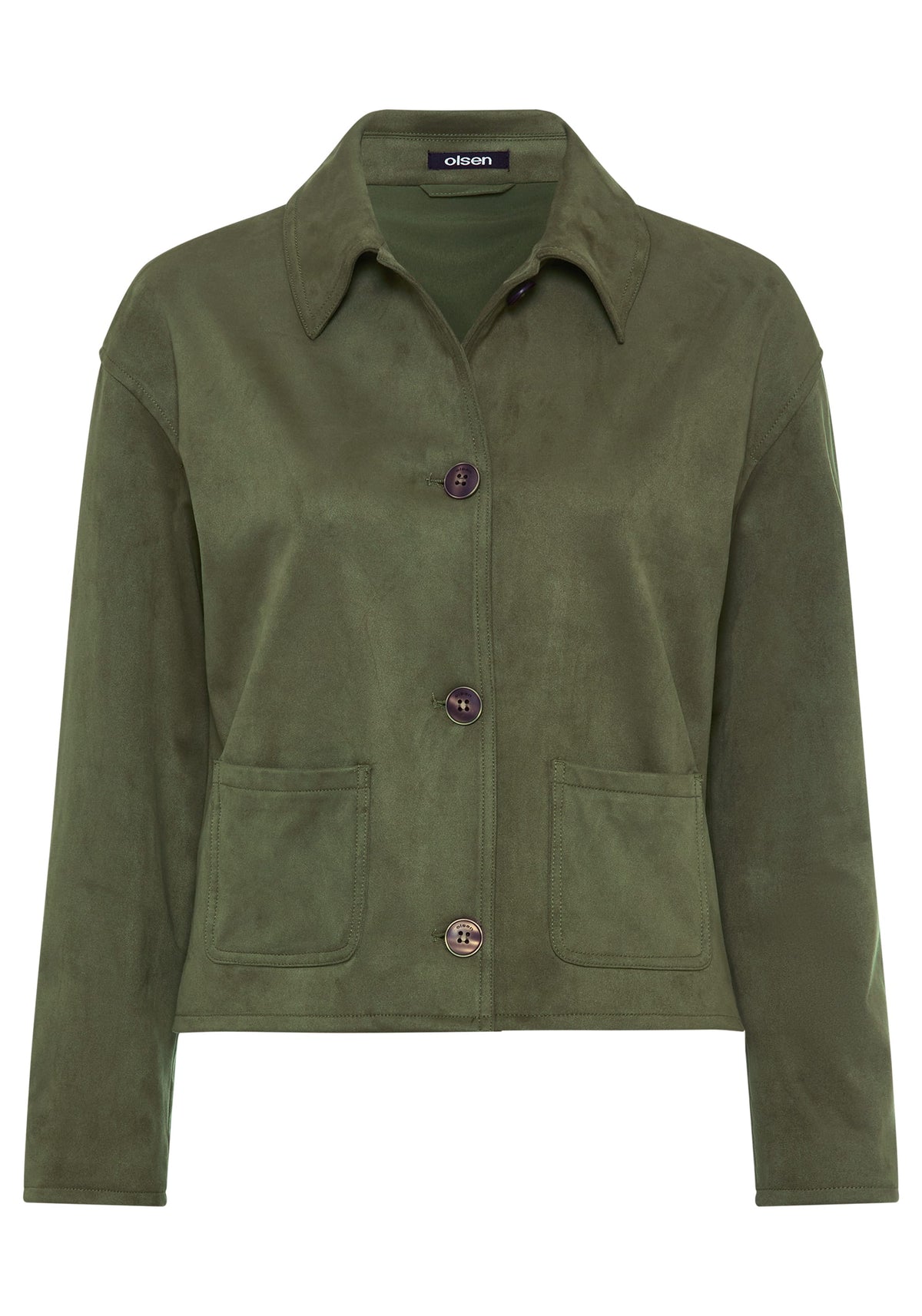 Faux Suede Jacket