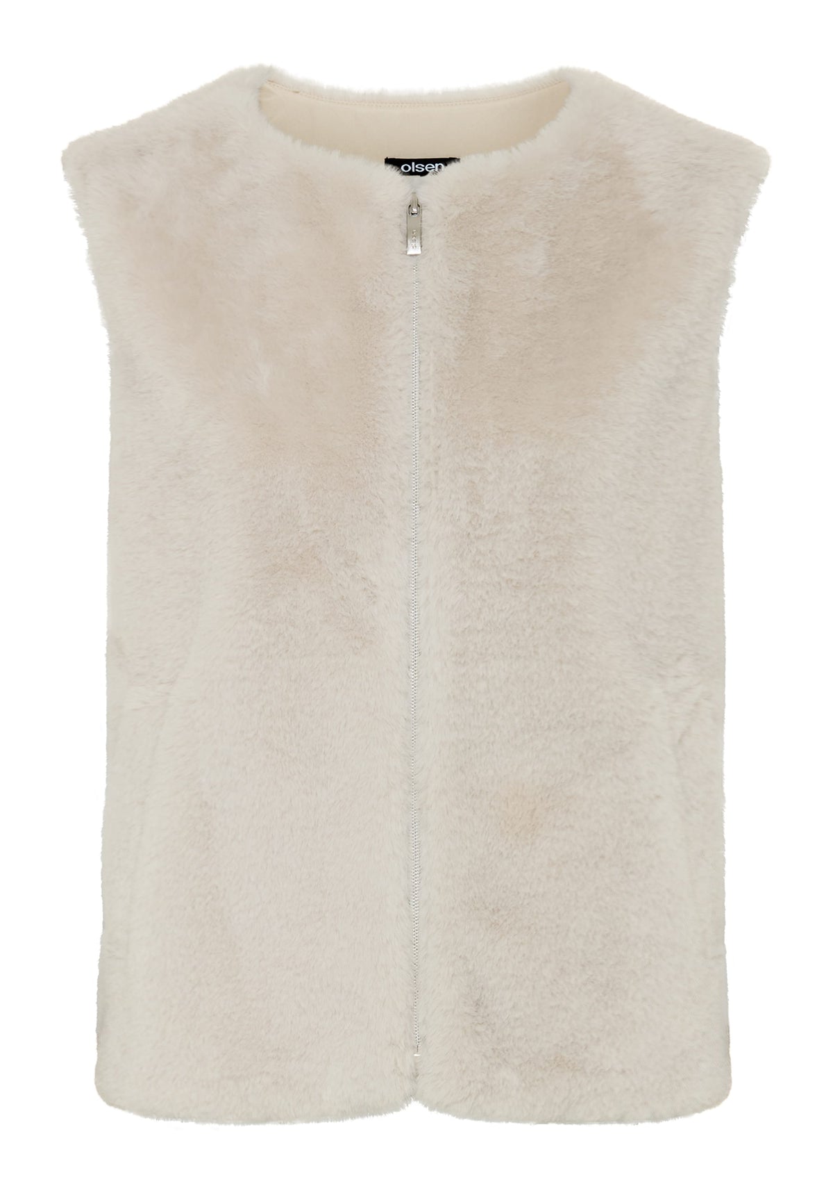 Faux Fur Zip Vest