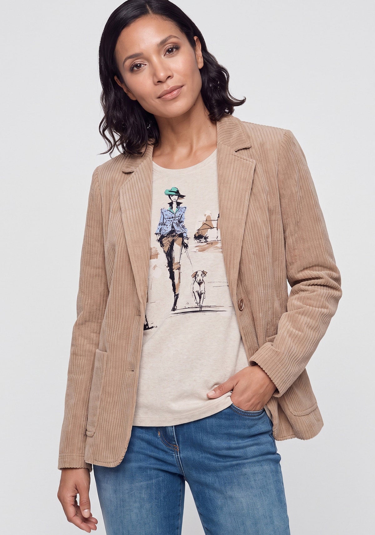 Corduroy Blazer