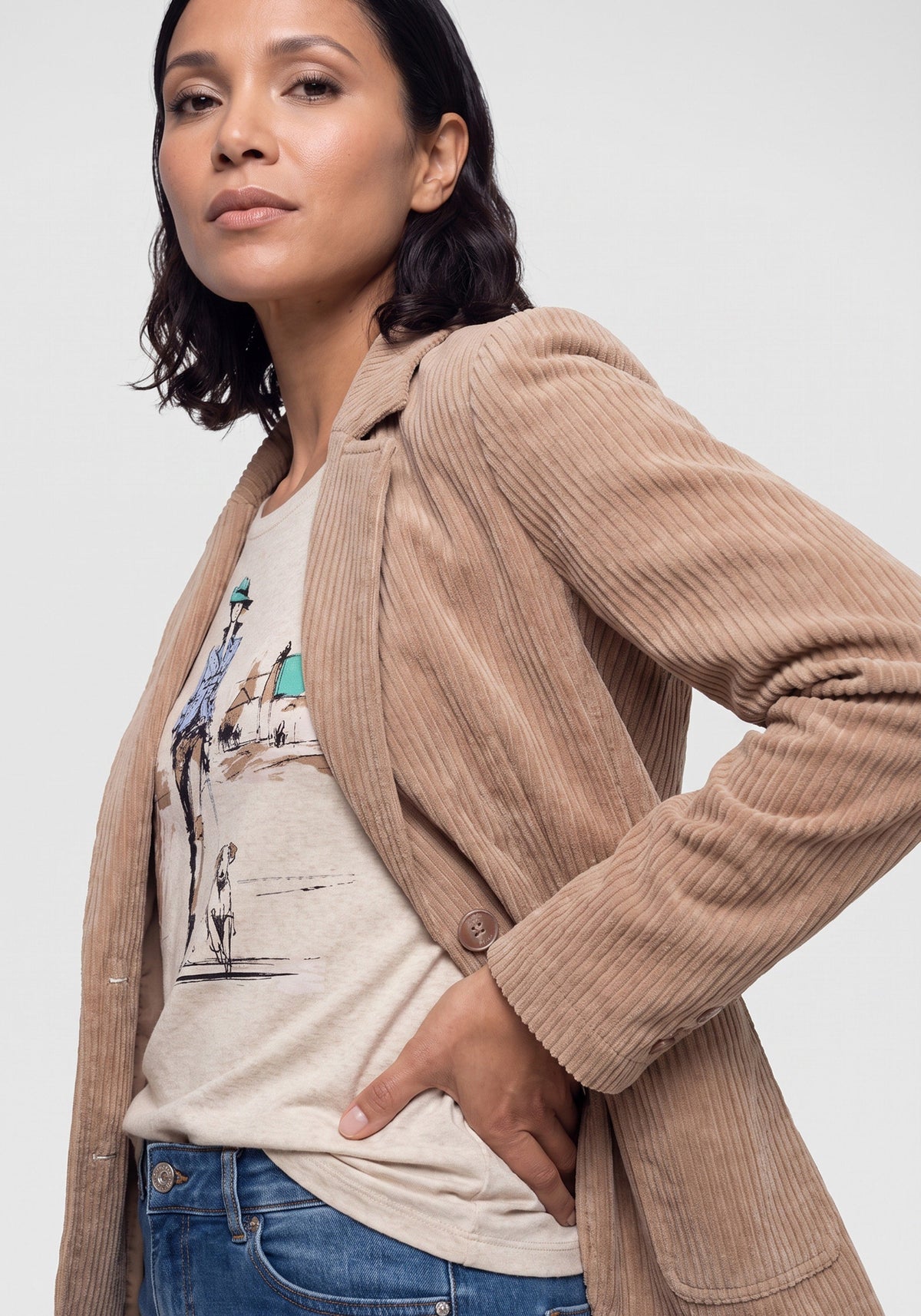 Corduroy Blazer
