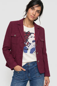 Blazer en tweed