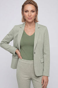 Blazer en maille jacquard