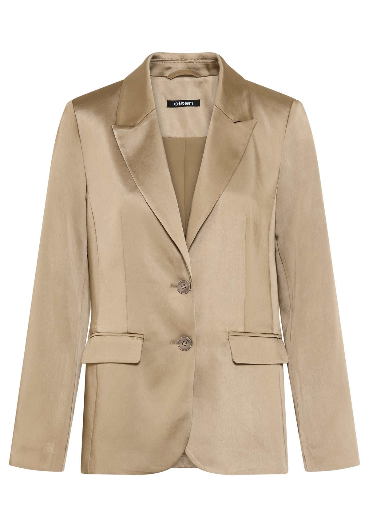 Satin Effect Blazer