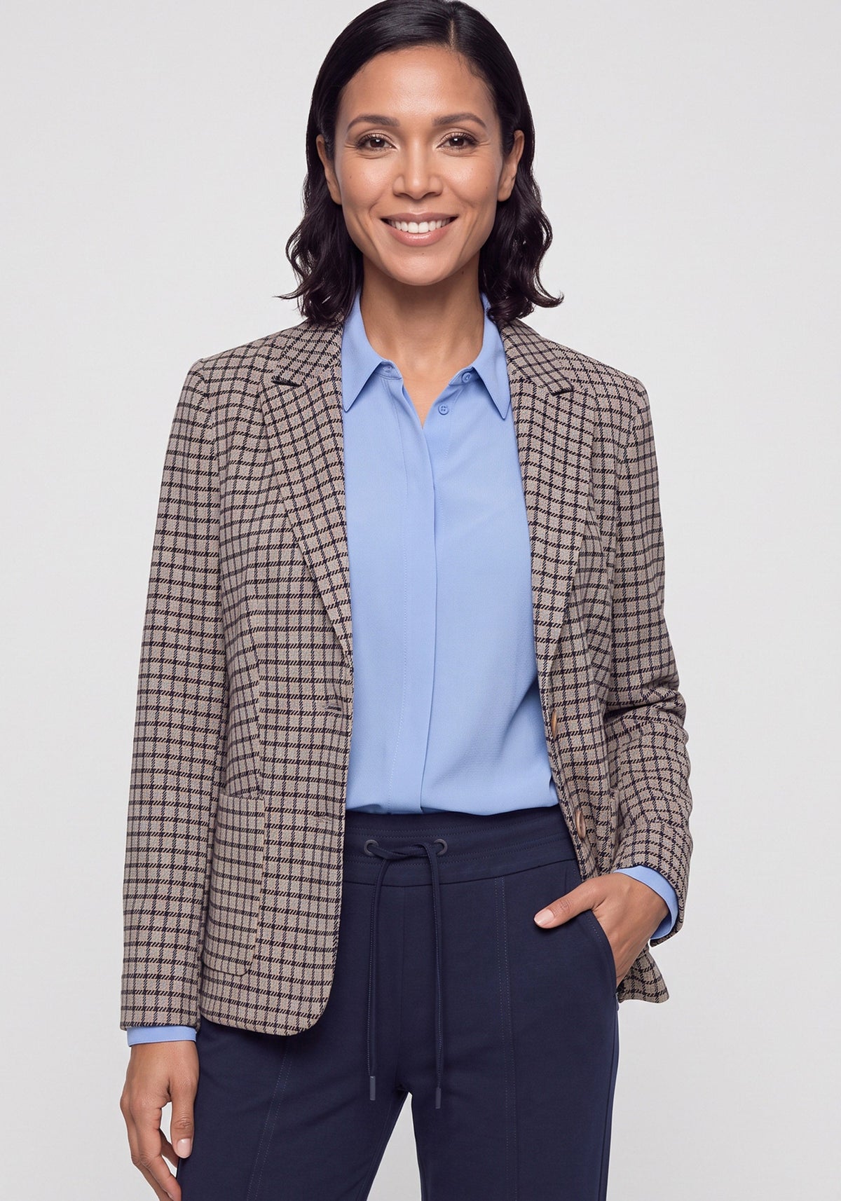 Plaid Blazer