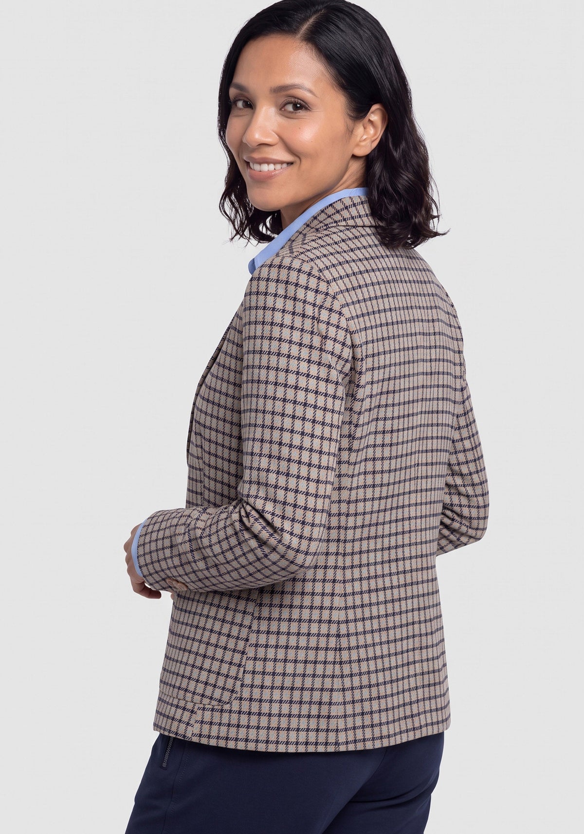 Plaid Blazer