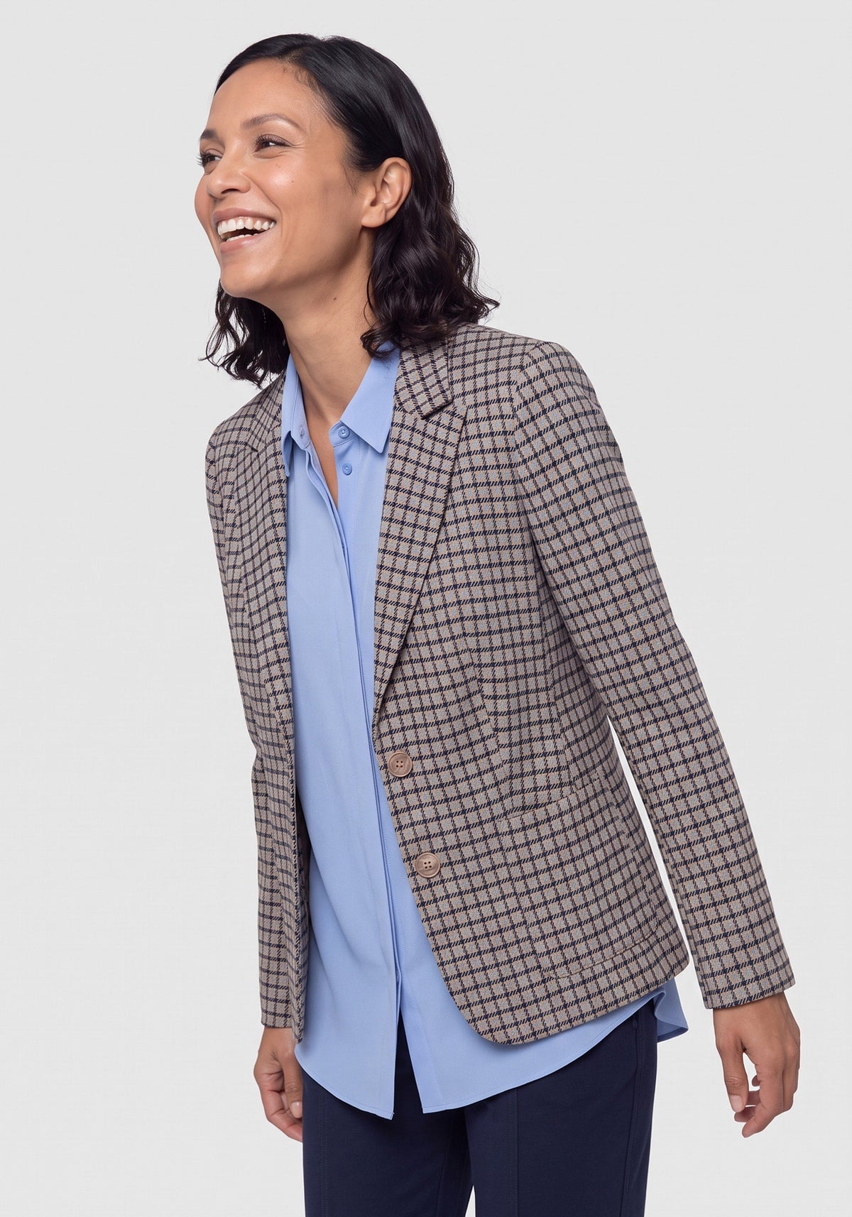 Plaid Blazer