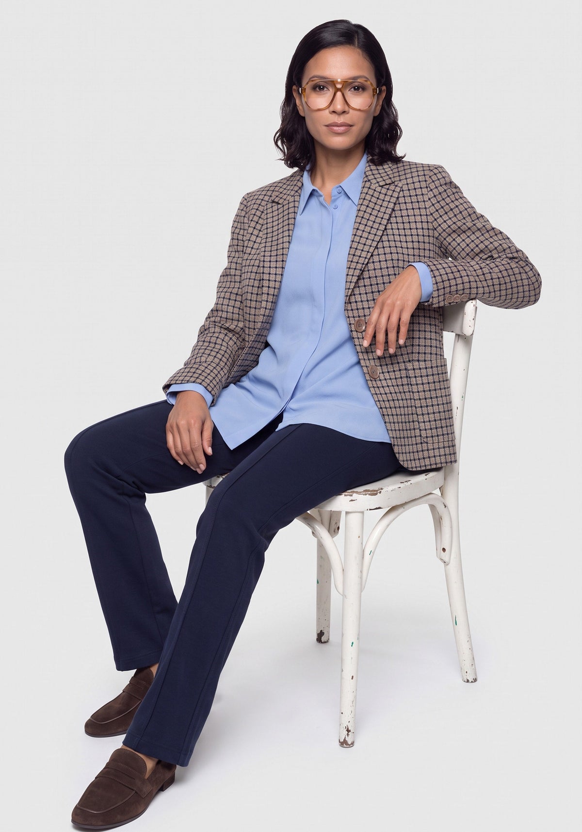 Plaid Blazer