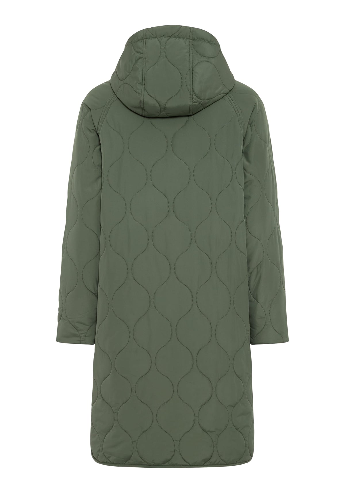 Quilted Hooded Car Coat containing REPREVE®