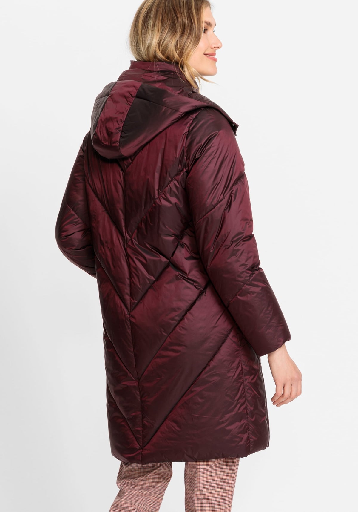 Manteau matelassé long avec capuchon amovible en 3M Thinsulate™