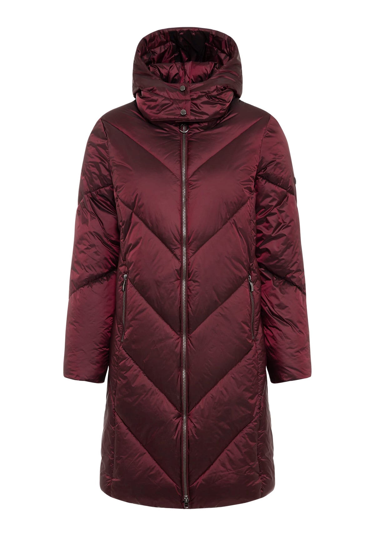 Longline Quilted Coat with Removable Hood made with 3M Thinsulate™