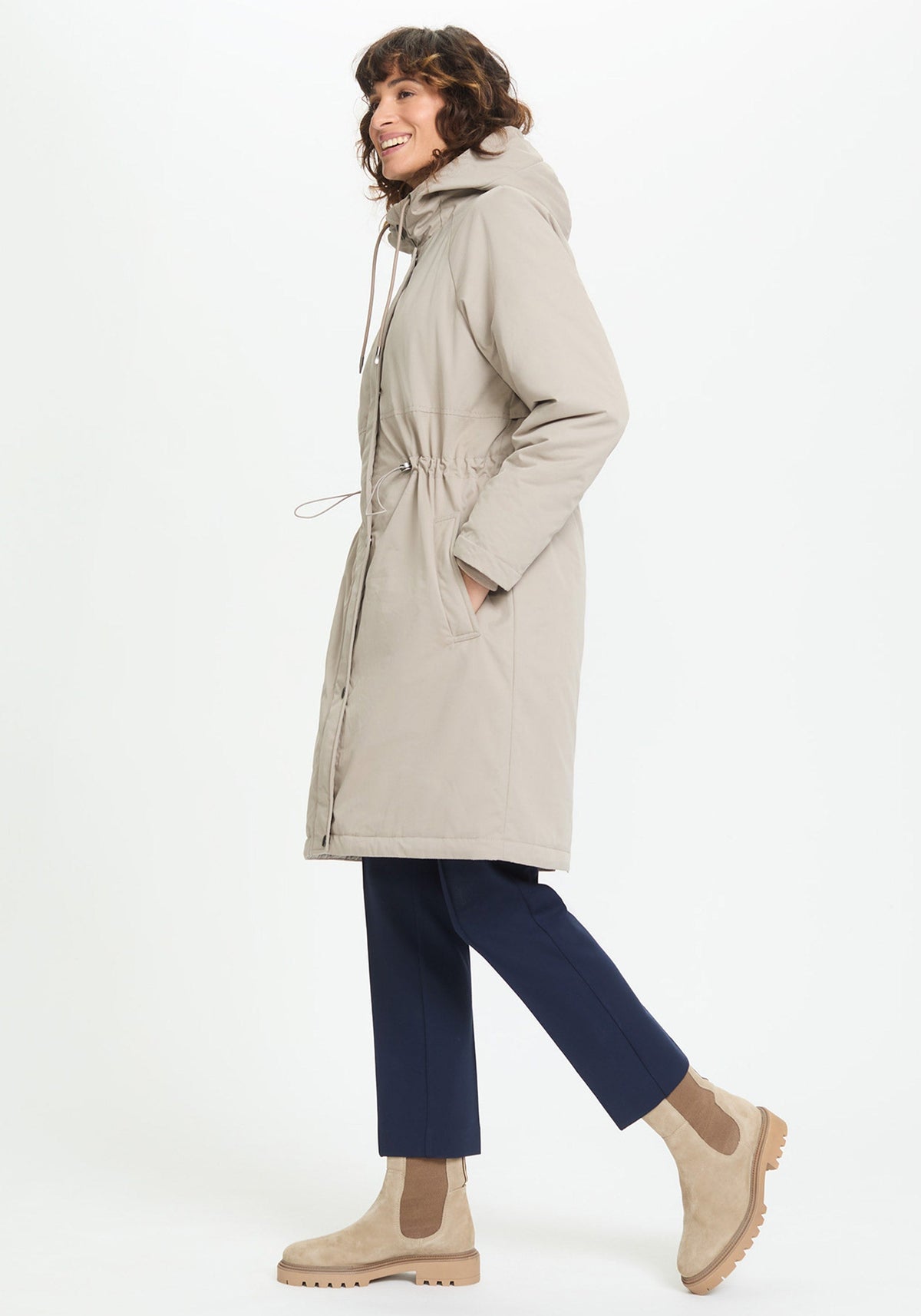 Longline Hooded Coat