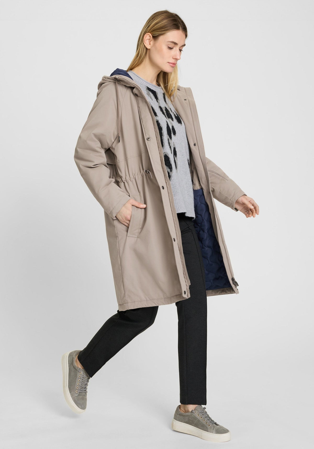 Longline Hooded Coat