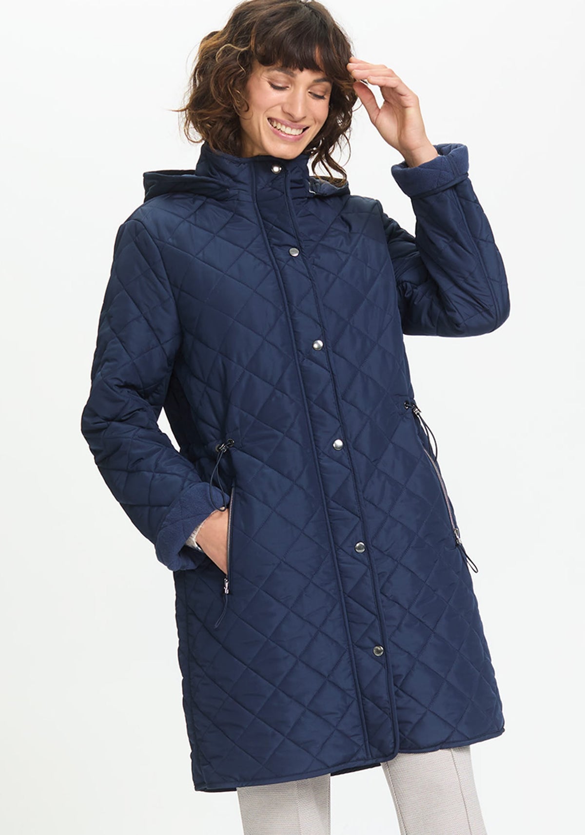 Longline Quilted Coat