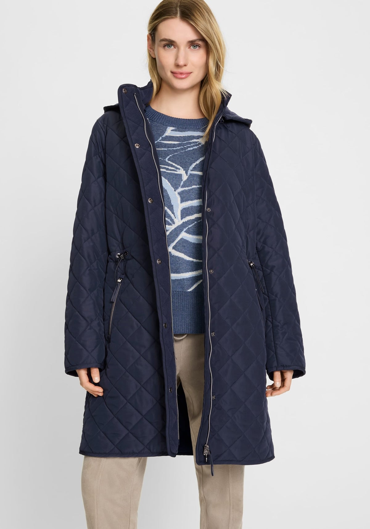 Longline Quilted Coat