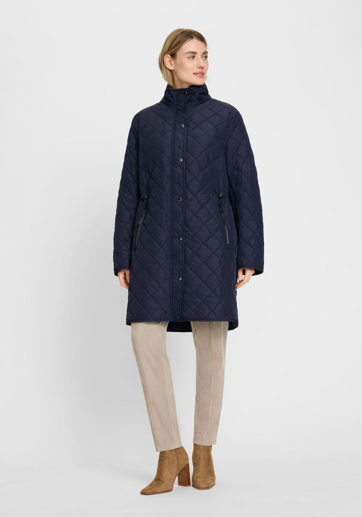 Longline Quilted Coat