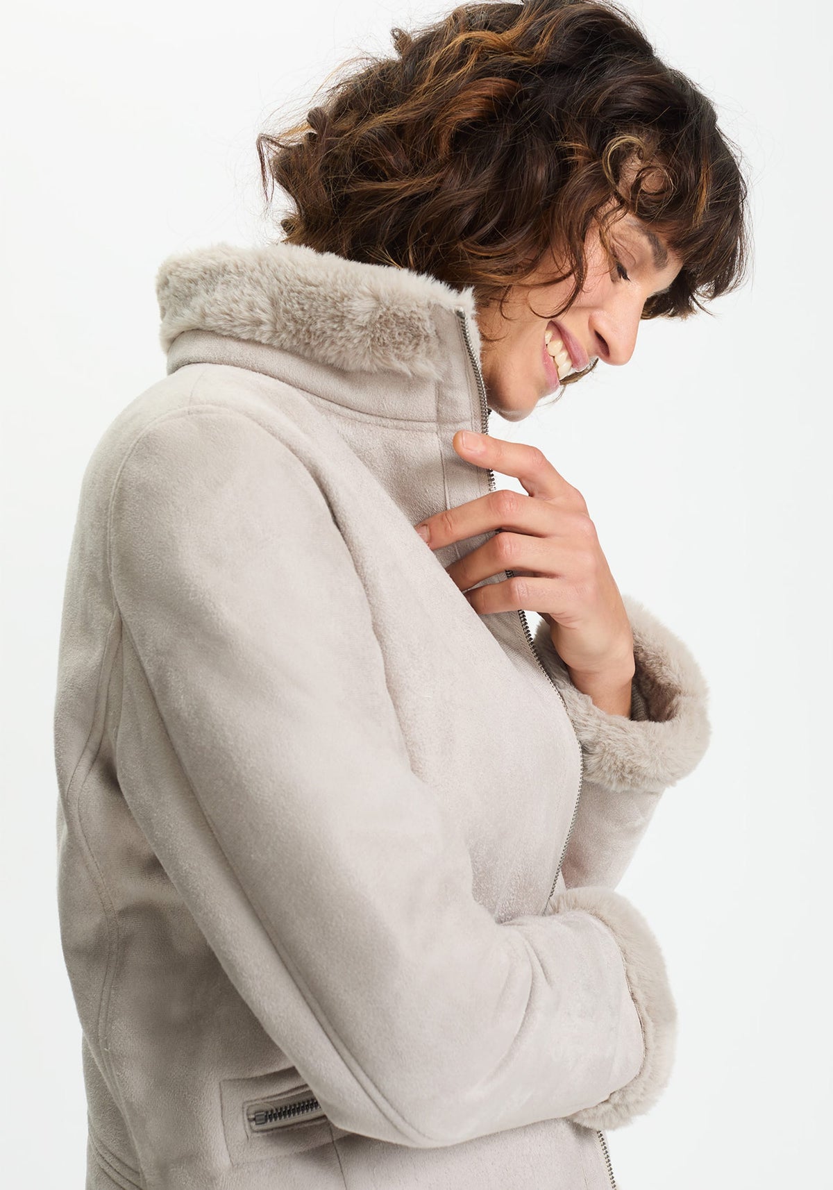 Faux Shearling Jacket