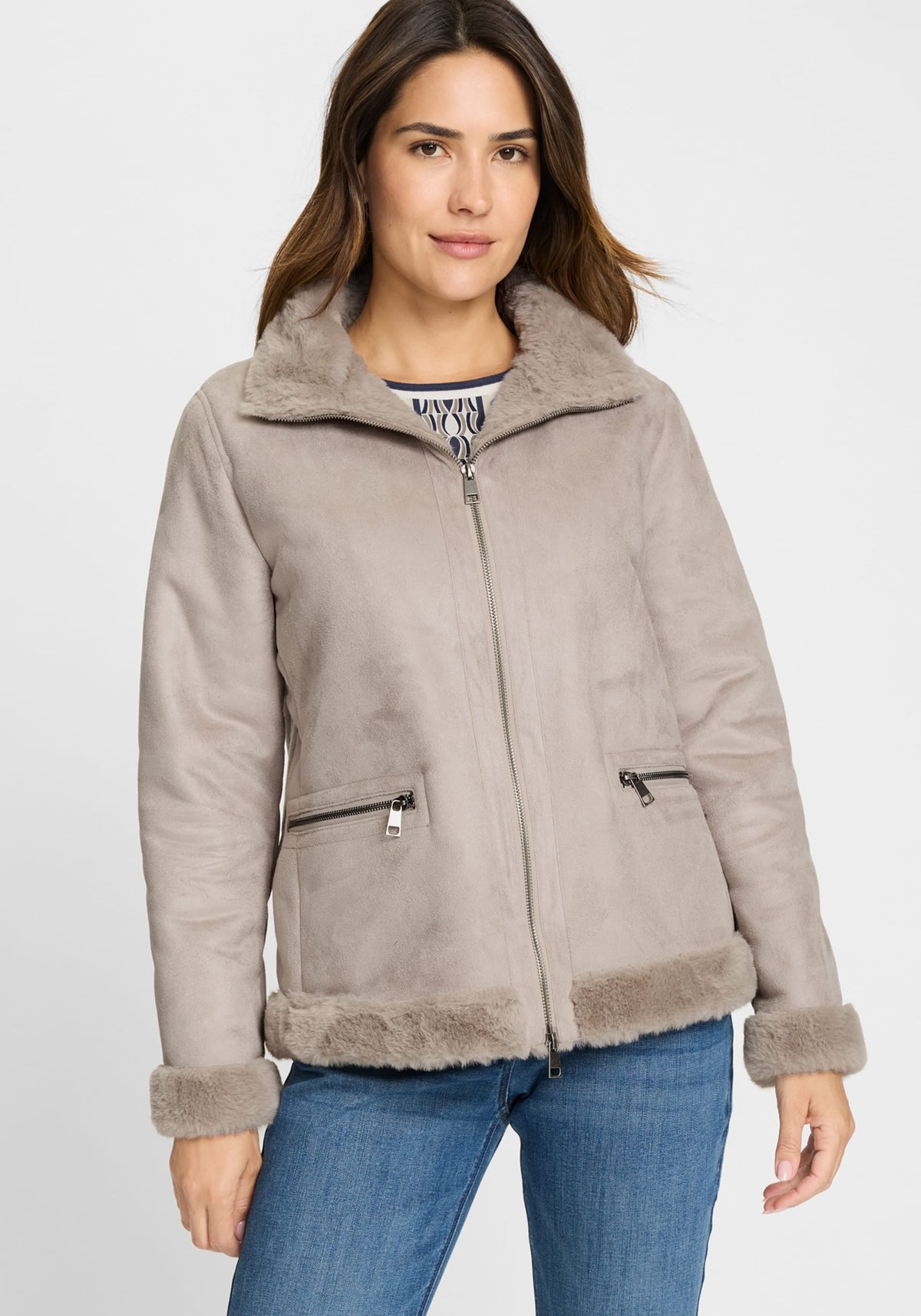 Faux Shearling Jacket