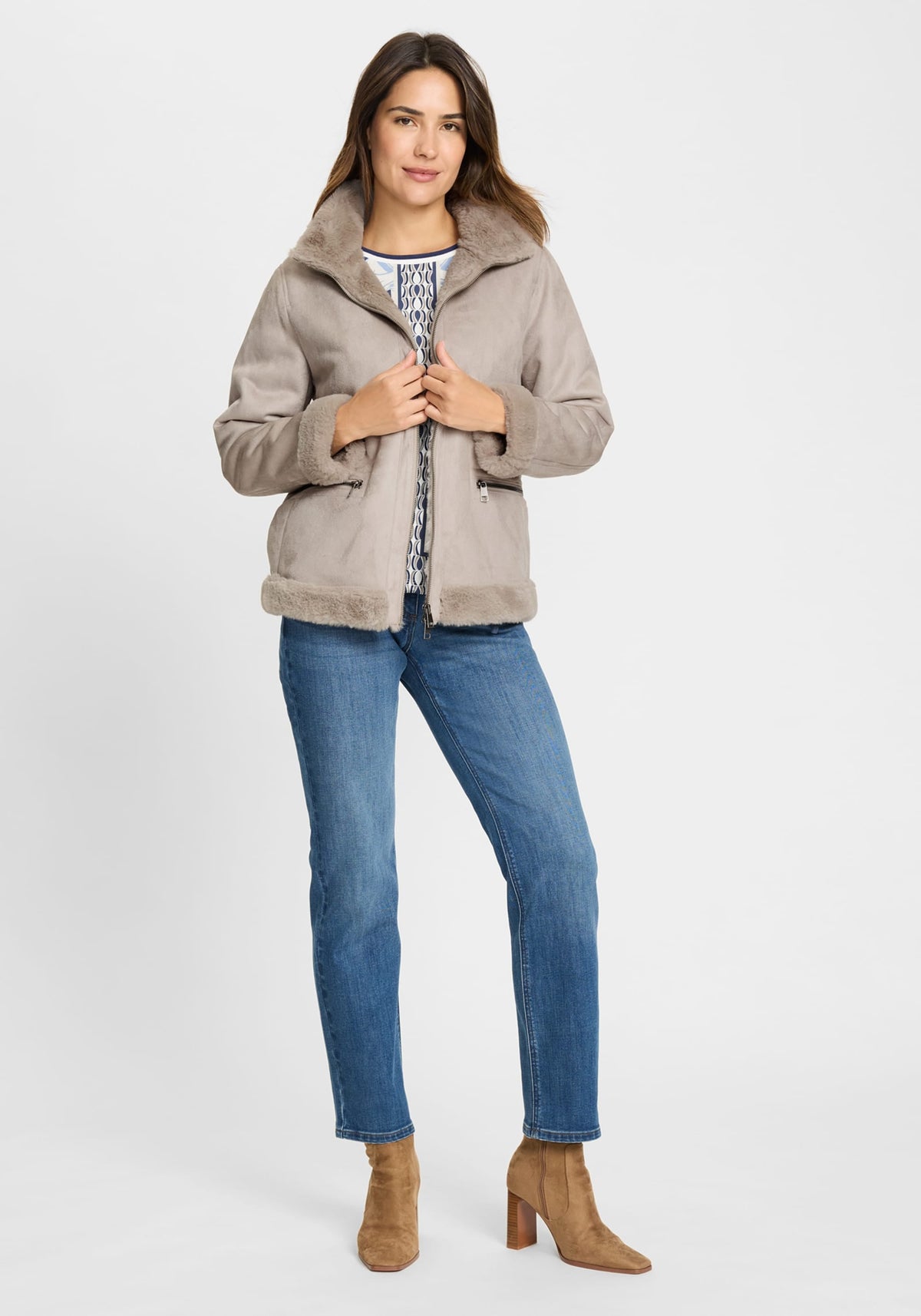 Faux Shearling Jacket