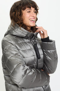 Longline Hooded Puffer Coat