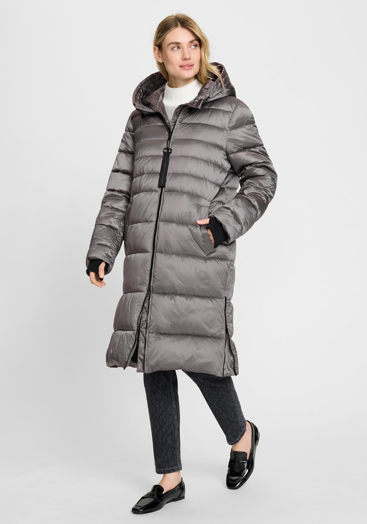 Longline Hooded Puffer Coat