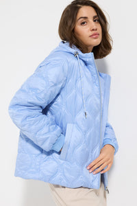 Quilted Jacket with Hood