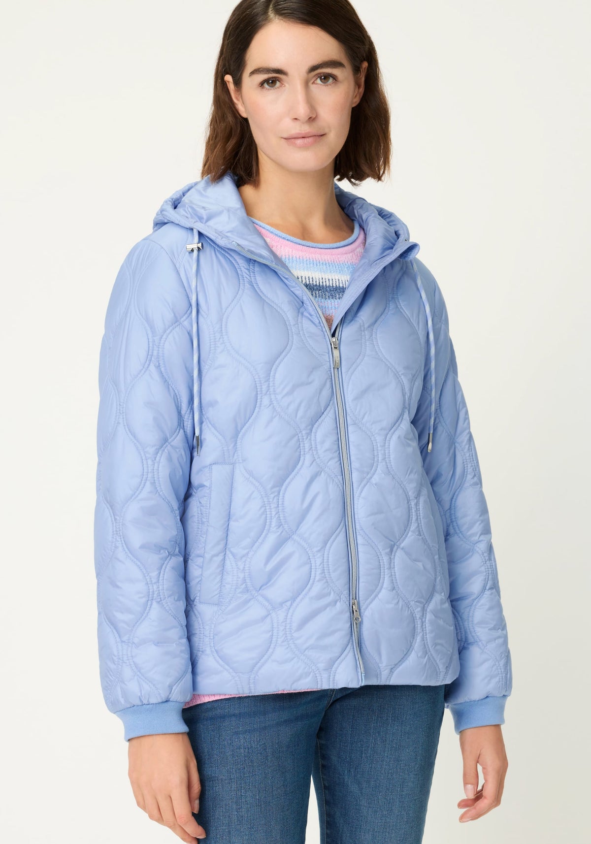 Quilted Jacket with Hood