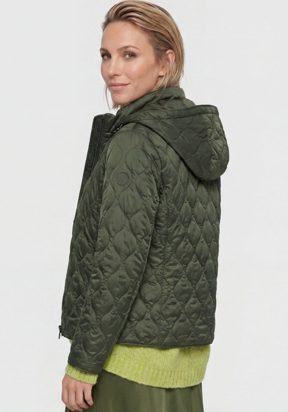 Quilted Outdoor Jacket with Removeable Hood