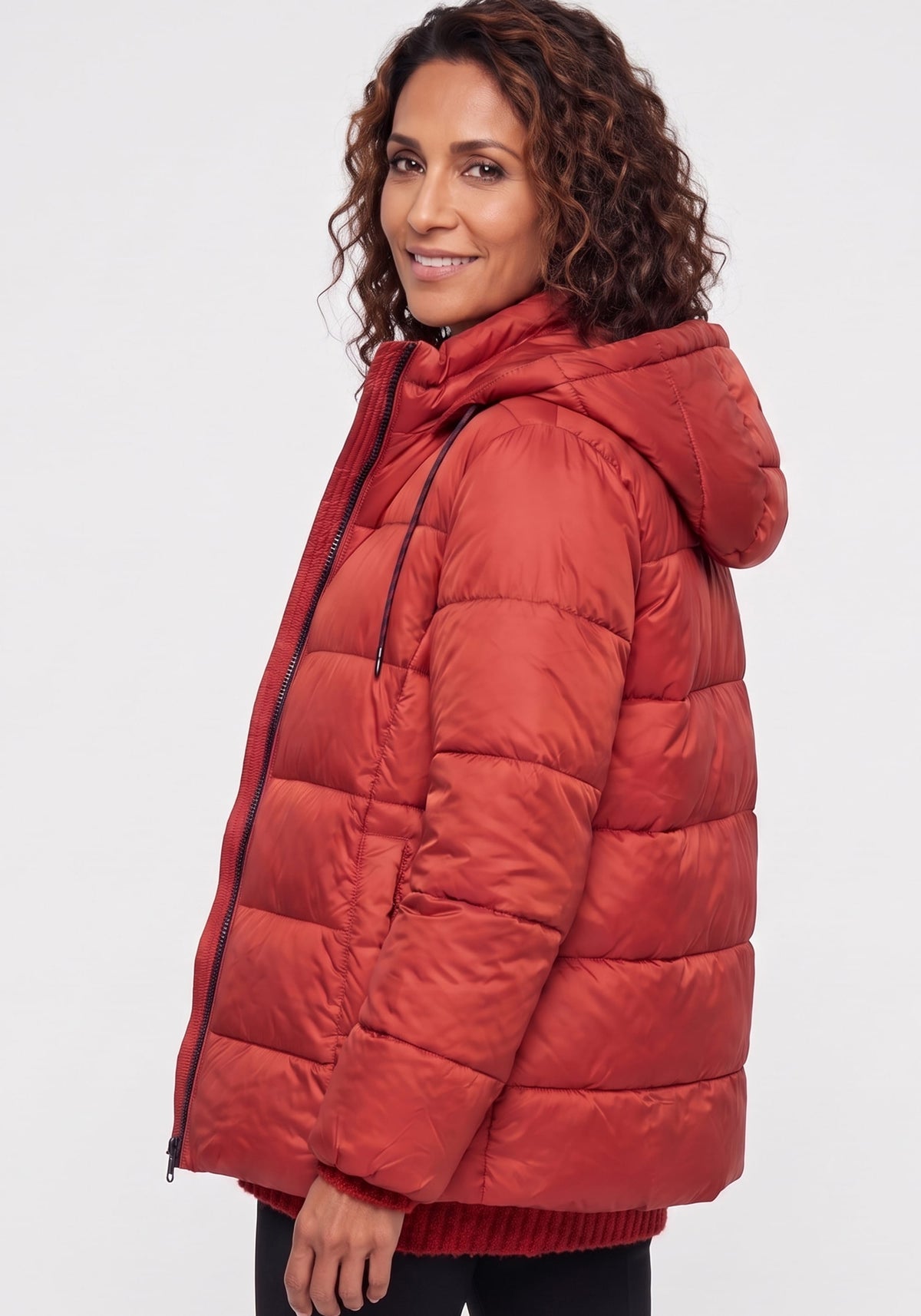 Parka à capuche amovible