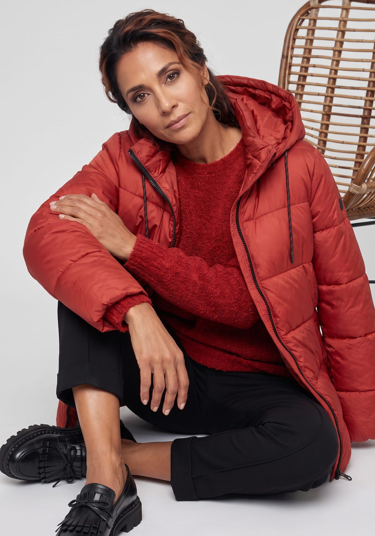 Parka à capuche amovible