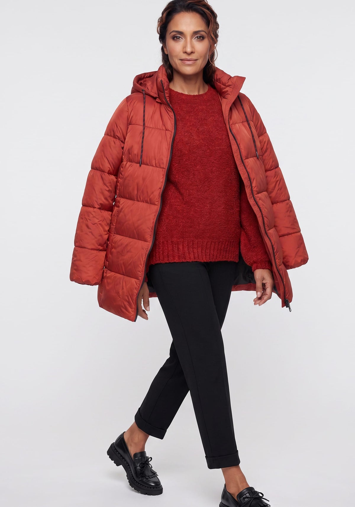 Parka à capuche amovible