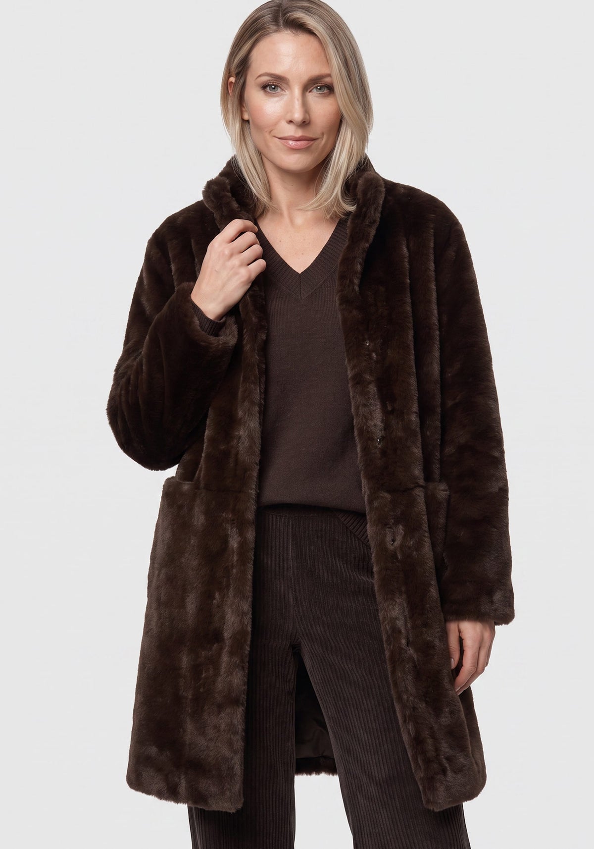Faux Fur Coat