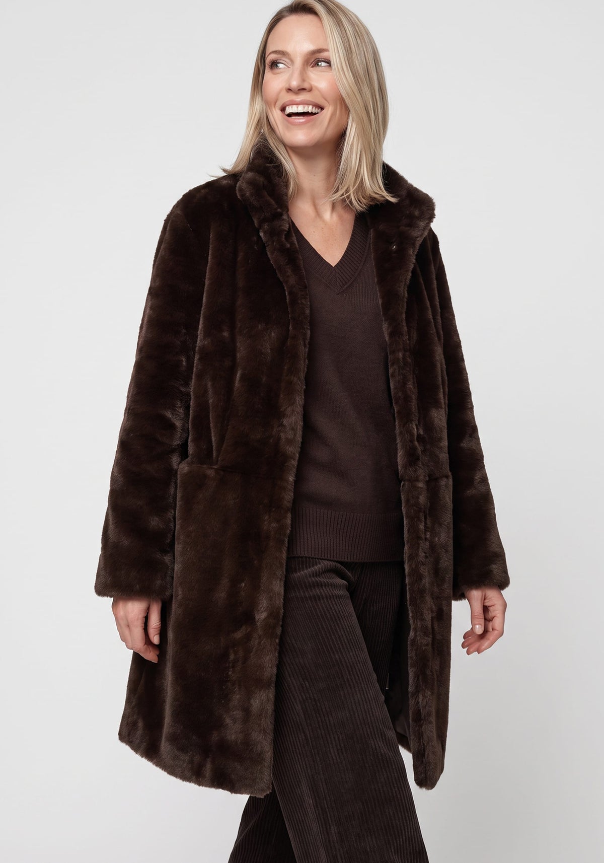 Faux Fur Coat