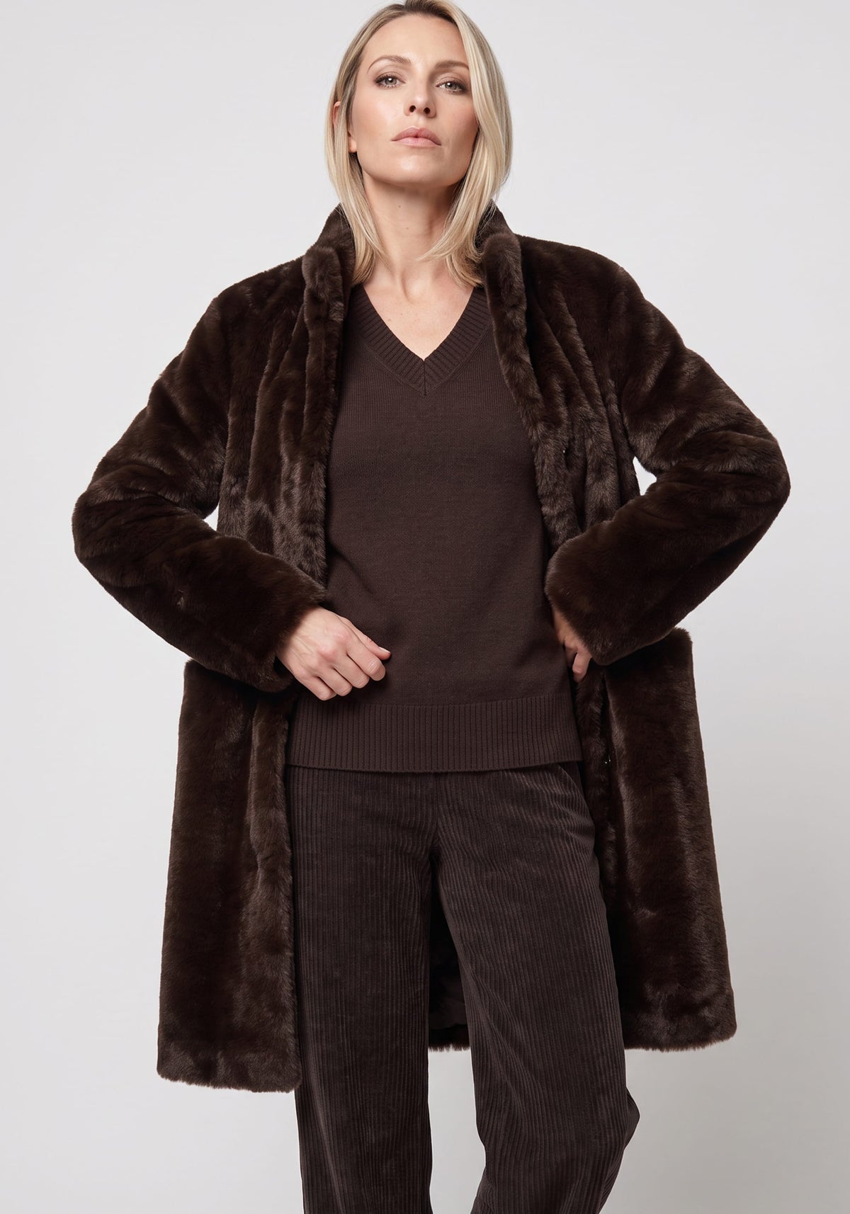 Faux Fur Coat