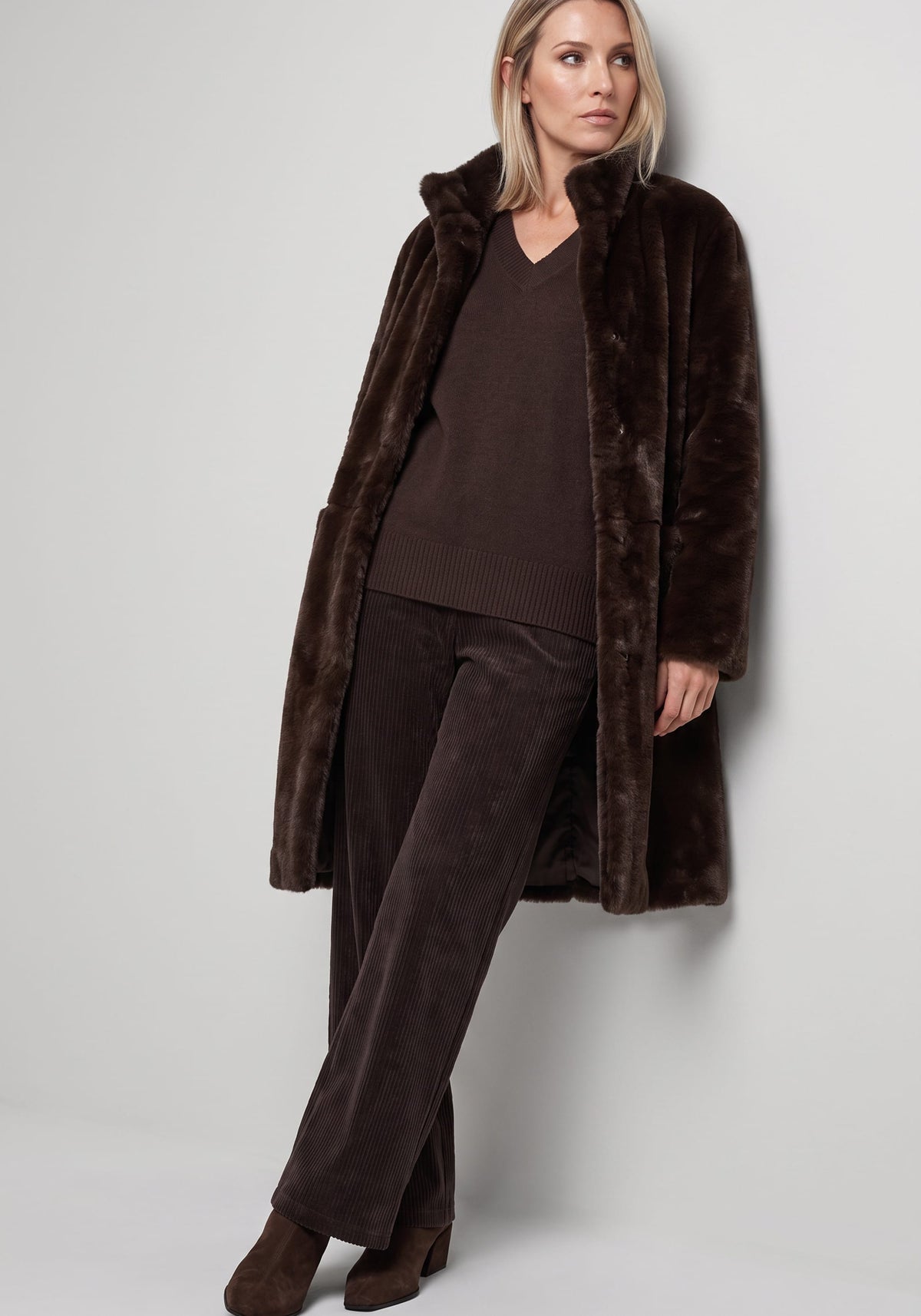 Faux Fur Coat