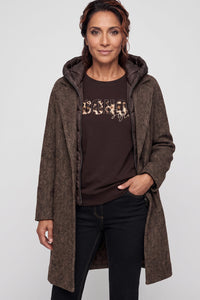 Mixed Media  Convertible Coat