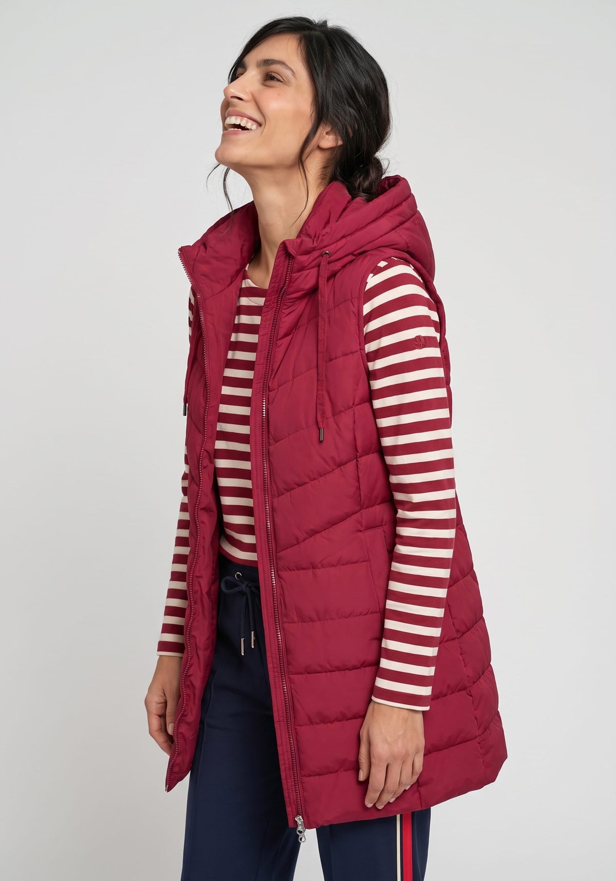 Longline Outdoor Hooded Vest