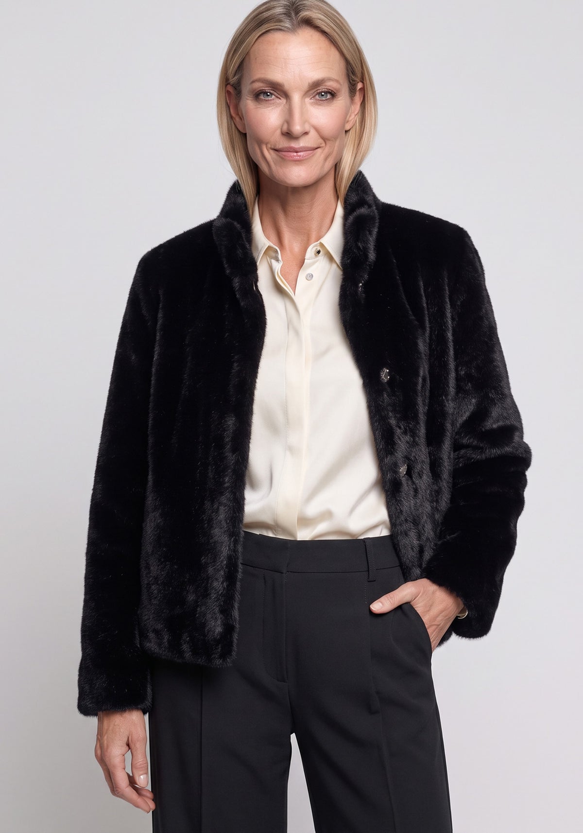 Faux Fur Jacket