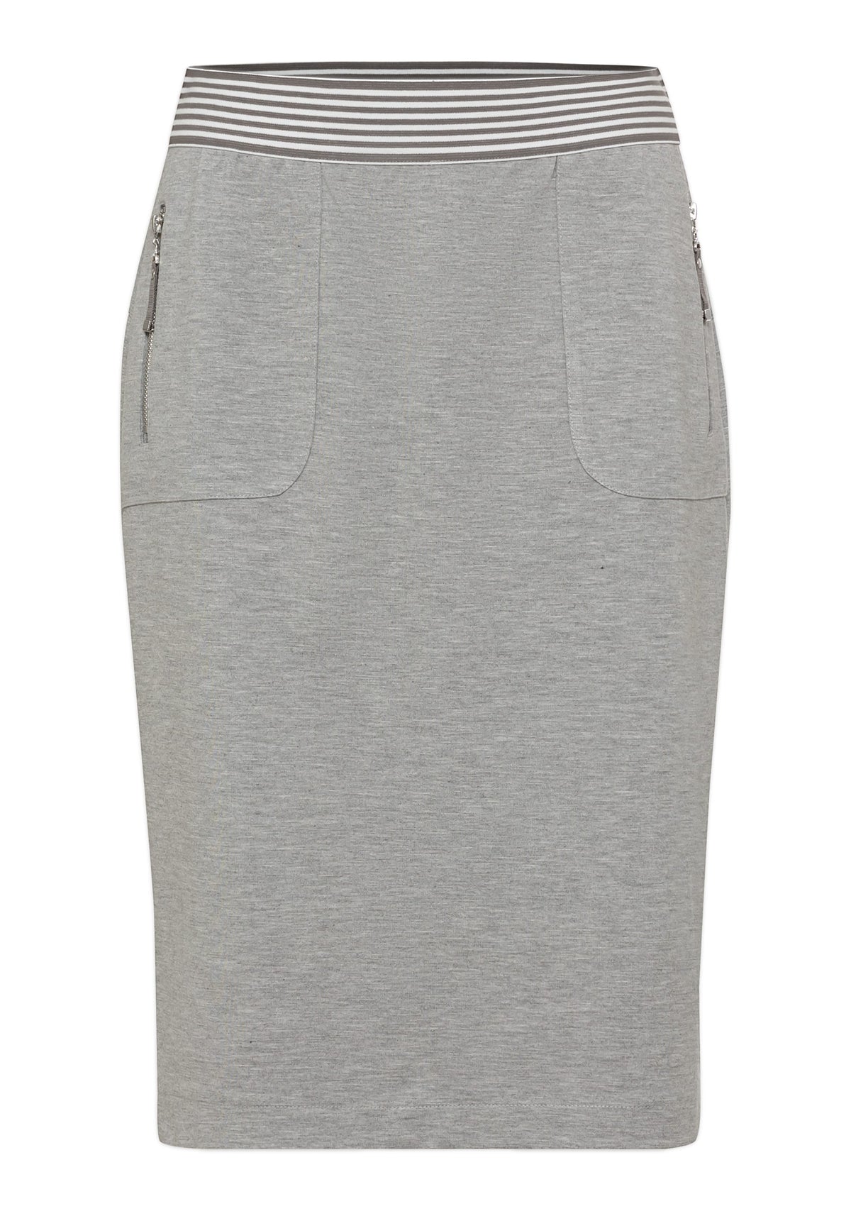 Jersey Knit Pull-On Skirt