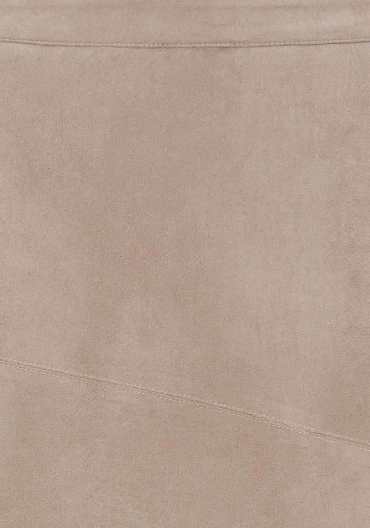 Faux Suede A-Line Skirt