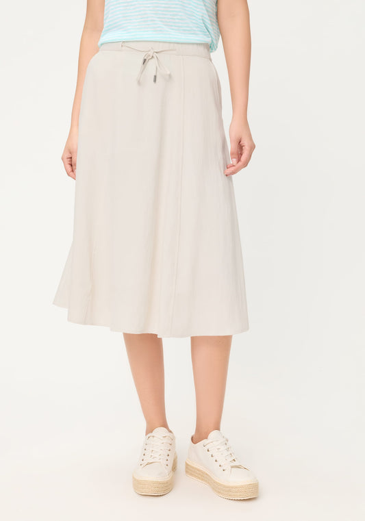 Twill A-Line Skirt