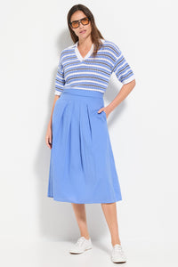 Pleated Midi Skirt