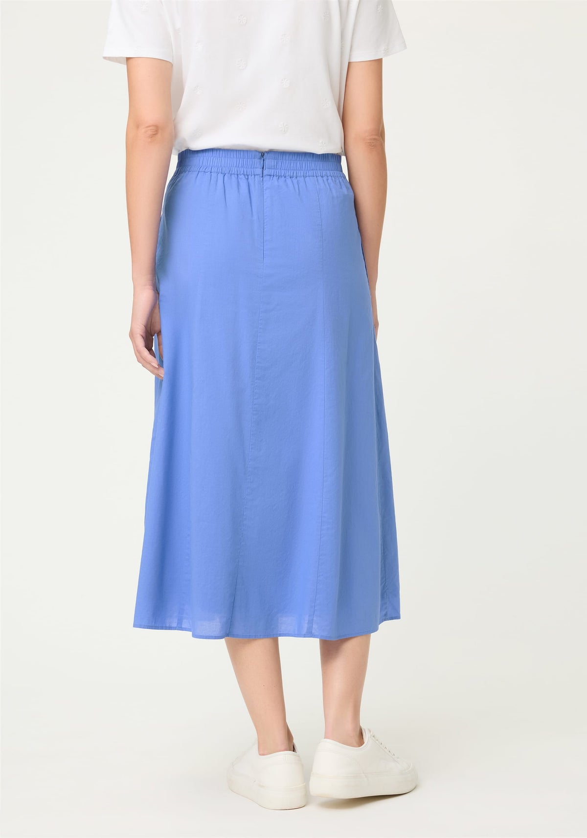 Pleated Midi Skirt