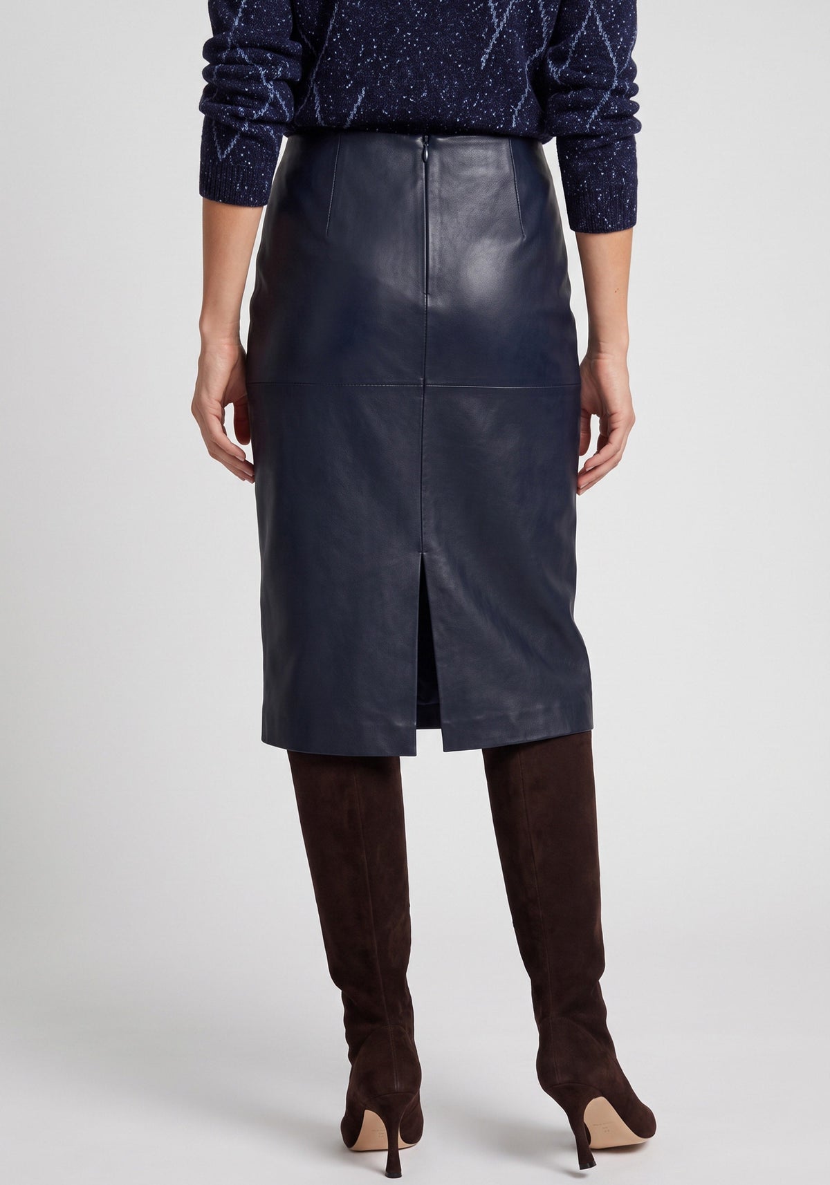 Faux Leather Skirt