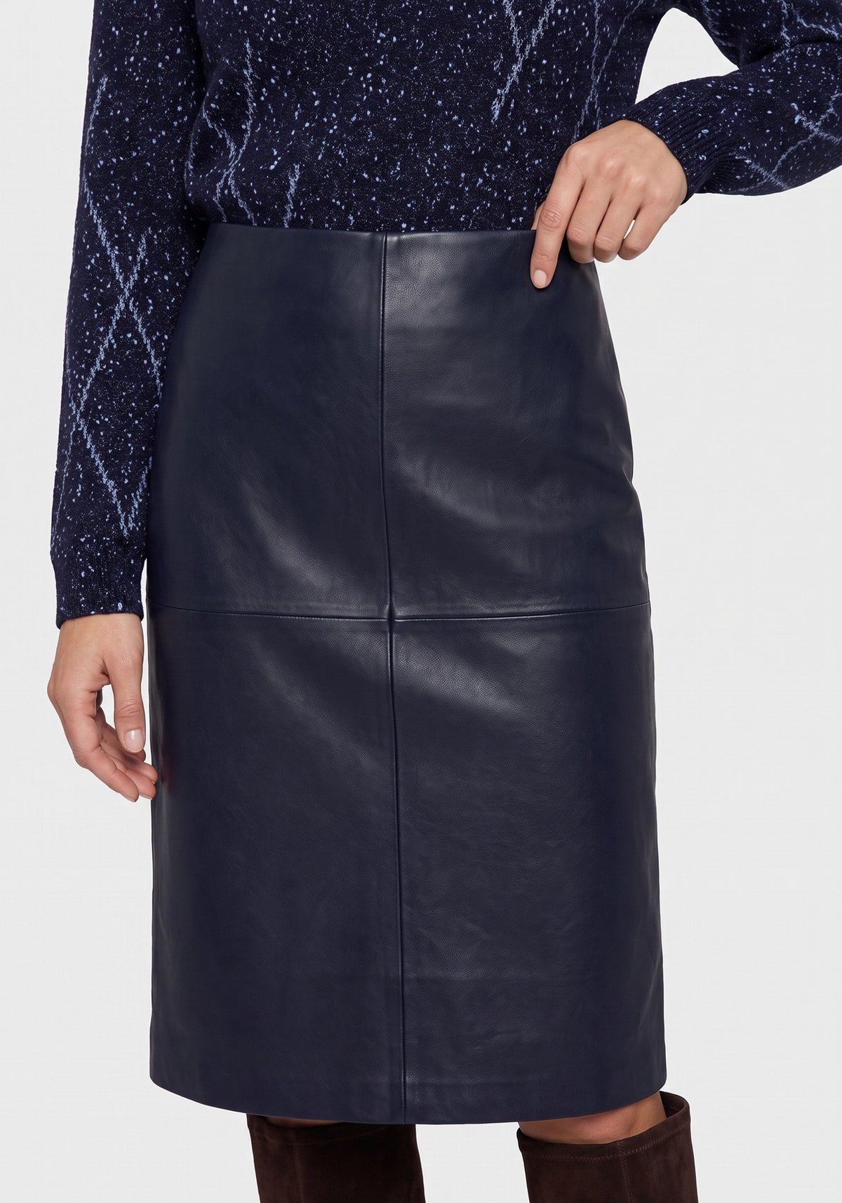 Faux Leather Skirt