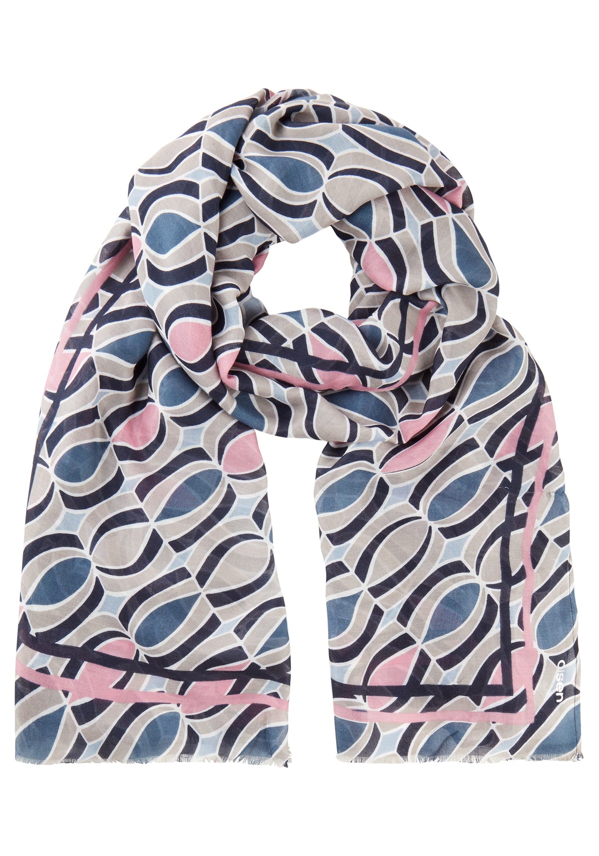 Retro Print Scarf