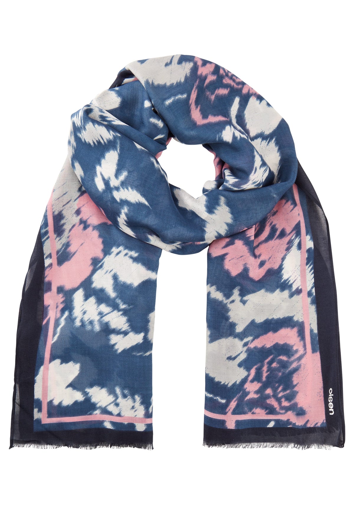 Abstract Floral Scarf