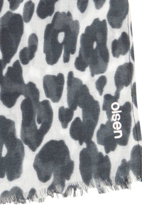 Pull-On Leopard Pleated Skirt